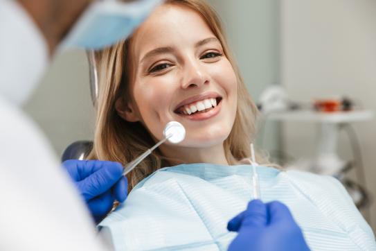 Patienten bei der Prophylaxe